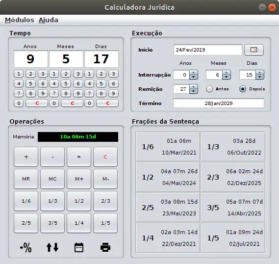 Download web tool or web app Legal Calculator