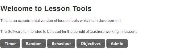 Download web tool or web app Lesson Tools