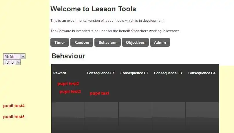 Download web tool or web app Lesson Tools