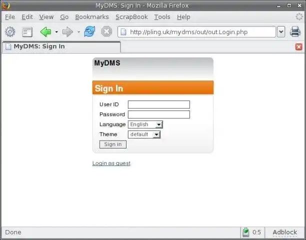 Download webtool of webapp LetoDMS