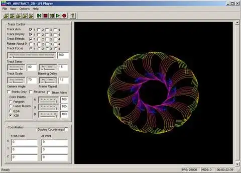 Download web tool or web app LFI Player 3D Laser Display Software