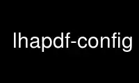 Run lhapdf-config in OnWorks free hosting provider over Ubuntu Online, Fedora Online, Windows online emulator or MAC OS online emulator