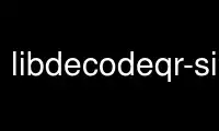 Execute libdecodeqr-simpletest no provedor de hospedagem gratuita OnWorks no Ubuntu Online, Fedora Online, emulador online do Windows ou emulador online do MAC OS