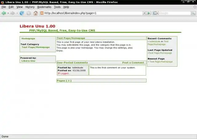 Mag-download ng web tool o web app na Libera CMS
