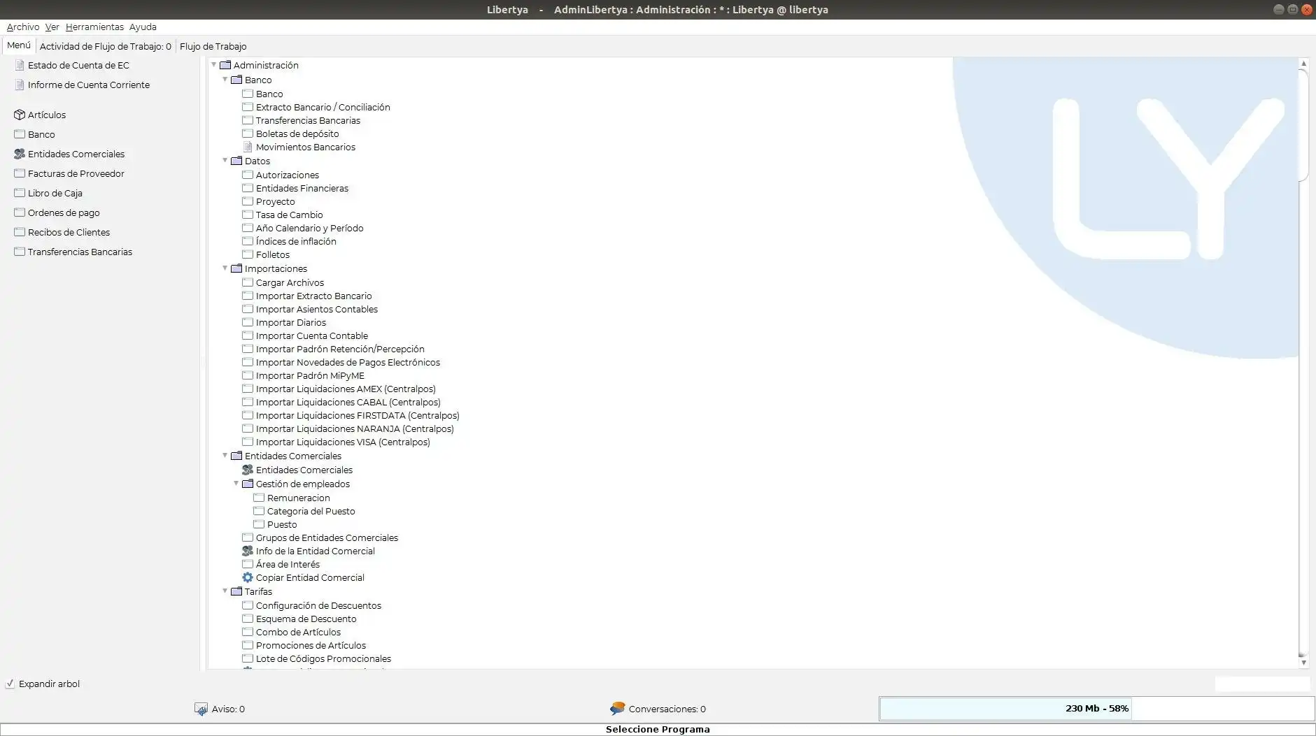 Download web tool or web app Libertya ERP (moved)
