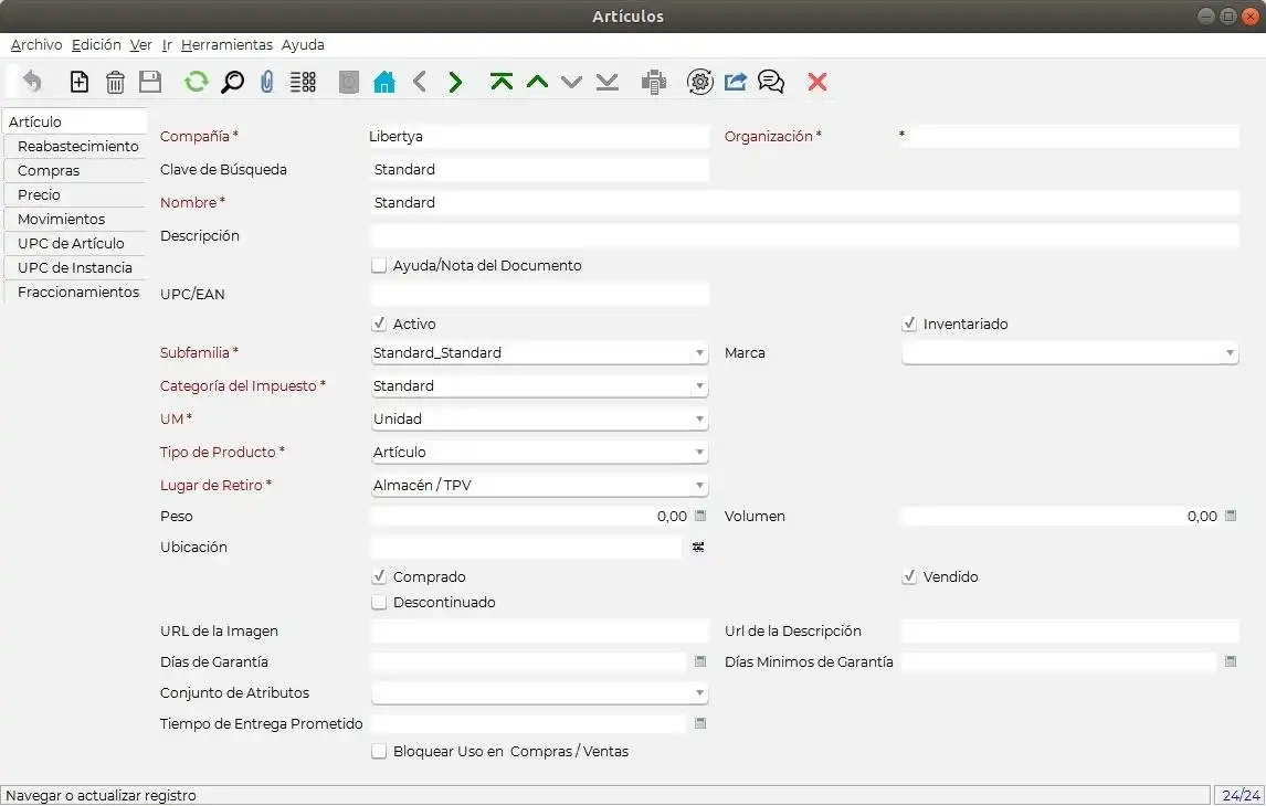 Download web tool or web app Libertya ERP (moved)