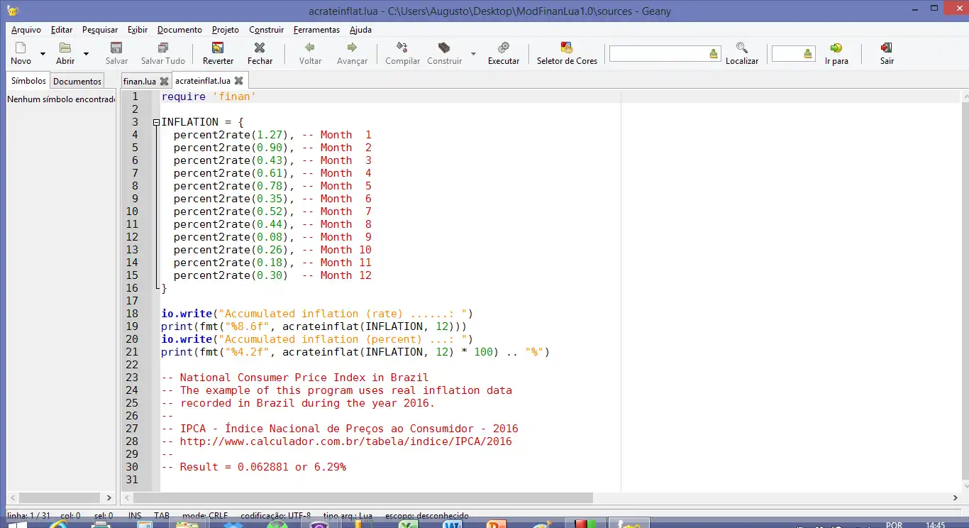 Baixe a ferramenta ou aplicativo da web Lib Financial Mathematics for Lua