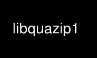 Run libquazip1 in OnWorks free hosting provider over Ubuntu Online, Fedora Online, Windows online emulator or MAC OS online emulator