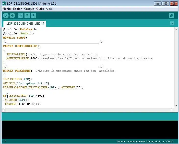 Download web tool or web app Librairie Module pour arduino