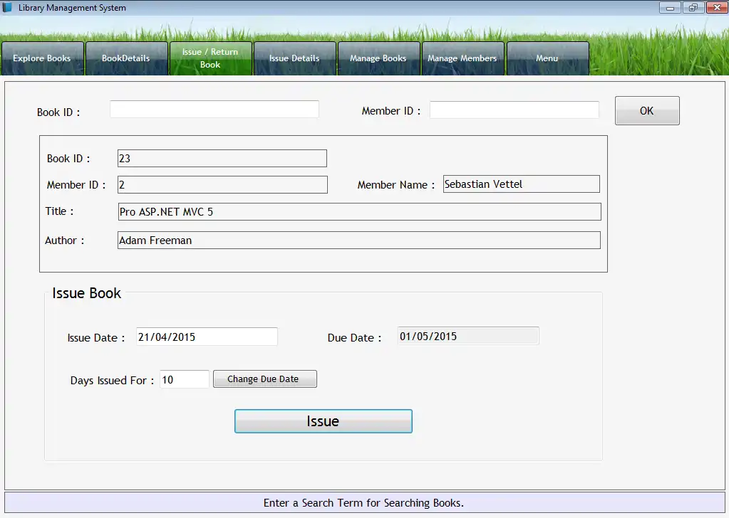 Download web tool or web app library management system