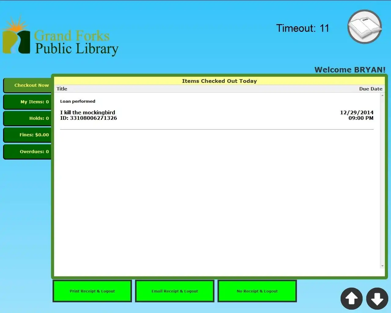 Download web tool or web app LibrarySelfCheck