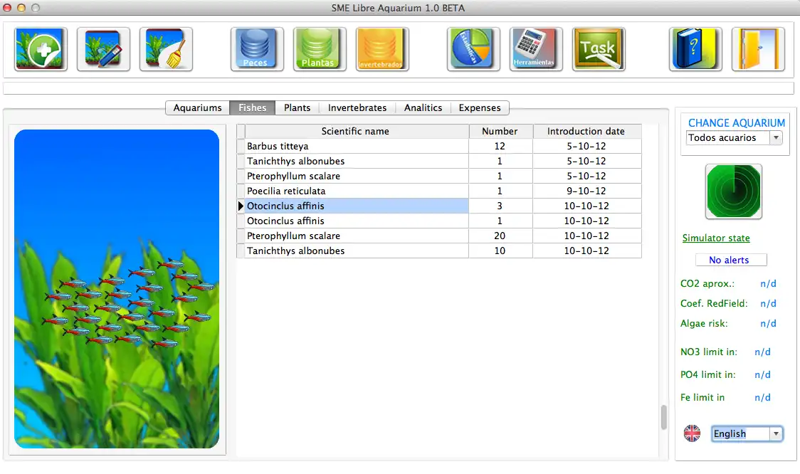 Download web tool or web app LibreAquarium to run in Windows online over Linux online