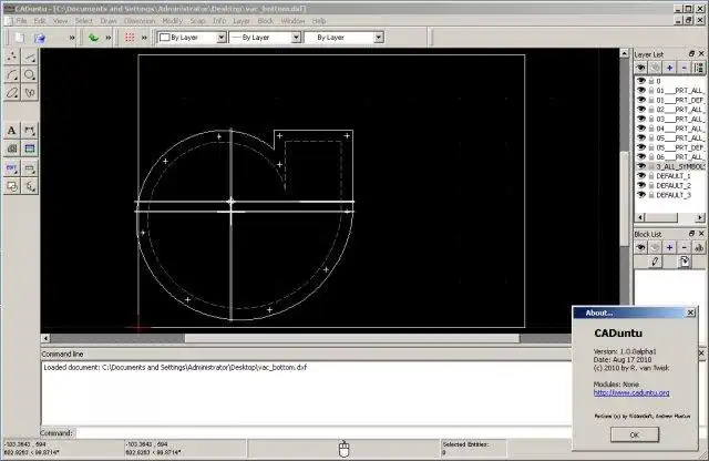 Download web tool or web app LibreCAD to run in Windows online over Linux online