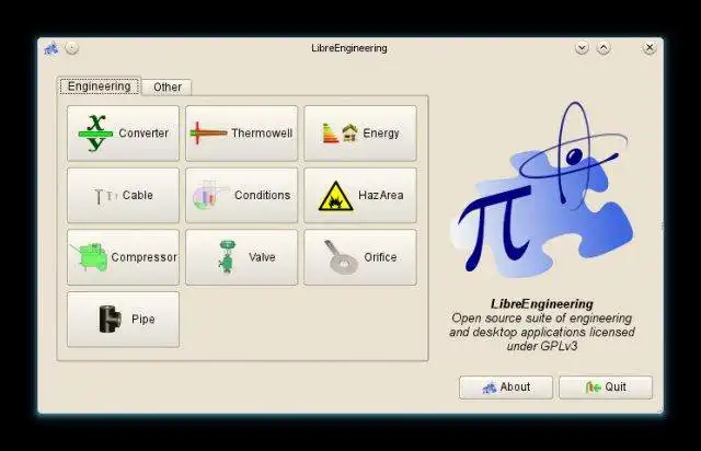 Baixe a ferramenta ou aplicativo da web LibreEngineering para rodar em Linux online