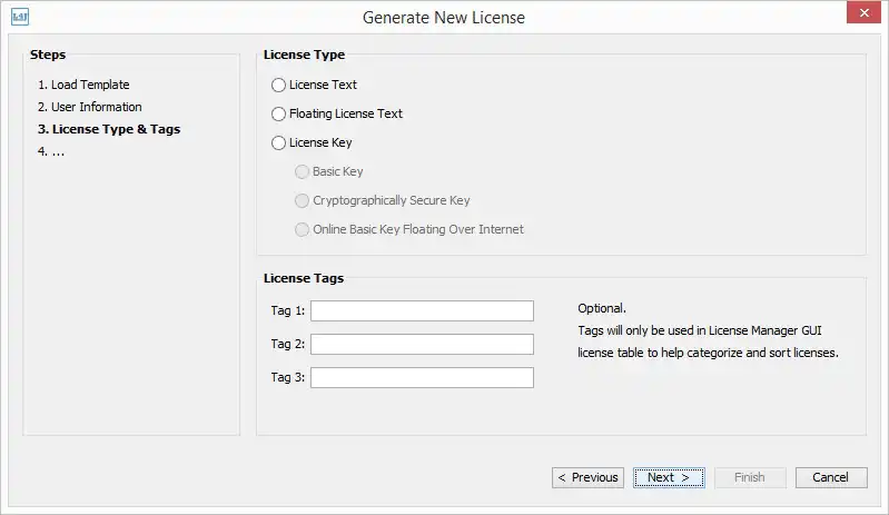 Download web tool or web app license4j