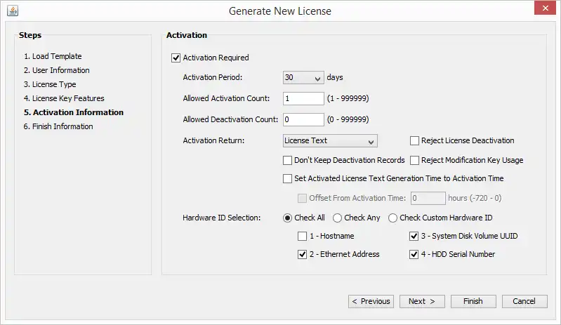 Muat turun alat web atau aplikasi web license4j