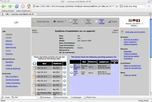 Download web tool or web app Licenses and Medias