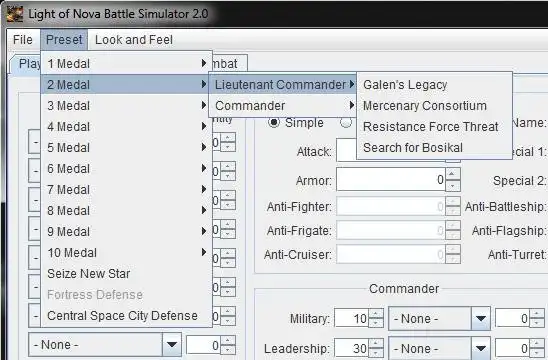 הורד כלי אינטרנט או אפליקציית אינטרנט Light Of Nova Battle Simulator להפעלה בלינוקס באופן מקוון