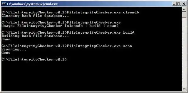 Download web tool or web app Lightweight File Integrity Checker