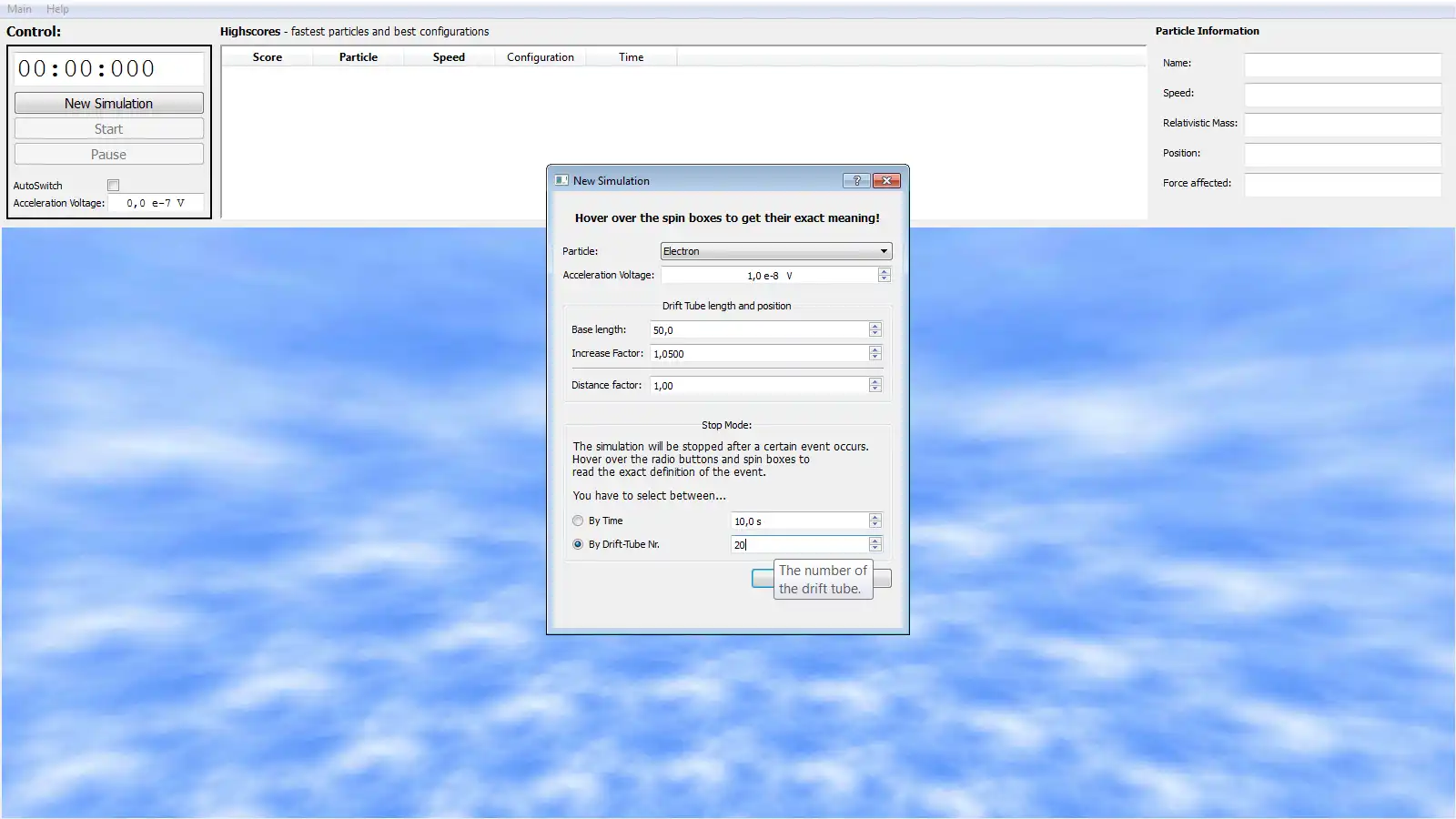 Download webtool of webapp LinacSim