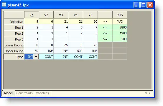 قم بتنزيل أداة الويب أو تطبيق الويب Linear Program Solver