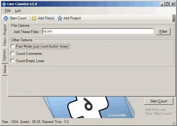 Download web tool or web app Line Counter