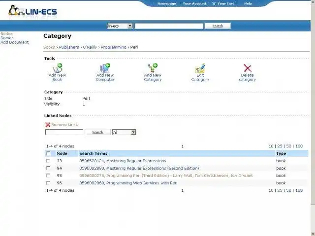 Download web tool or web app lin-ecs