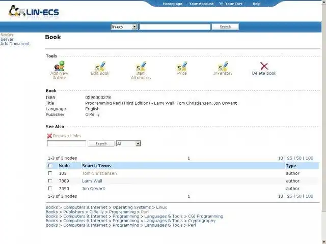 Download web tool or web app lin-ecs