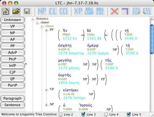 הורד כלי אינטרנט או אפליקציית אינטרנט Linguistic Tree Constructor