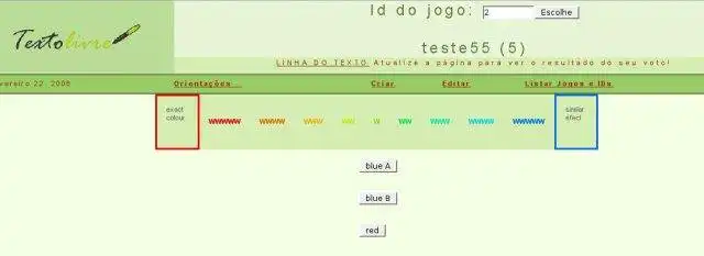 Download web tool or web app Linha do Texto Semiotic Classifier Game to run in Linux online