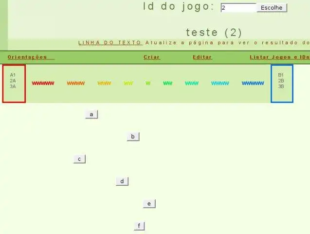 Mag-download ng web tool o web app na Linha do Texto Semiotic Classifier Game para tumakbo sa Linux online