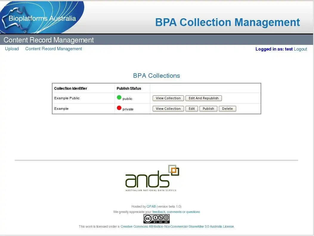 Download web tool or web app Linking BPA with RDA