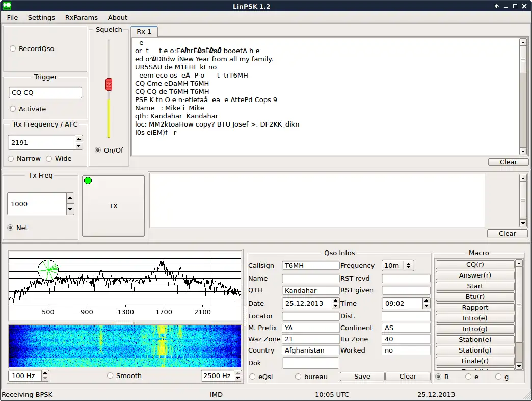 Download web tool or web app LinPsk - PSK31 for Linux