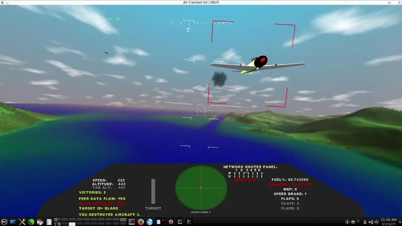 Download web tool or web app Linux Air Combat to run in Linux online