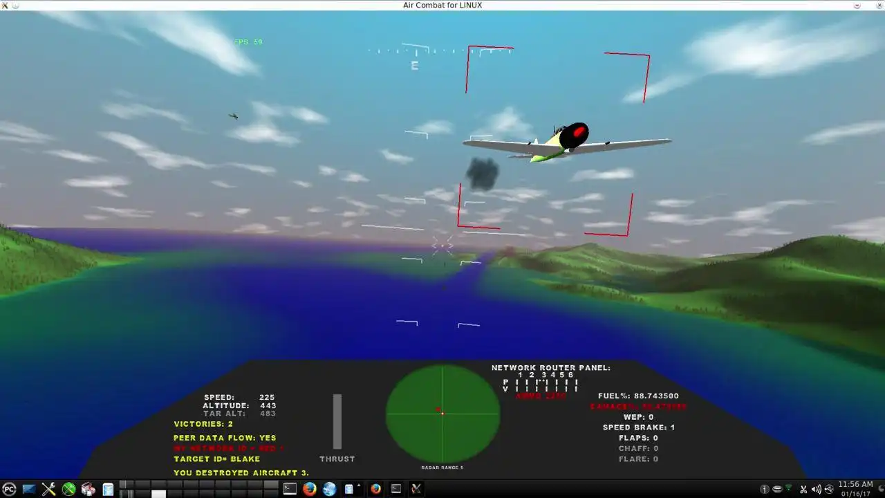 ابزار وب یا برنامه وب Linux Air Combat را برای اجرا در لینوکس به صورت آنلاین دانلود کنید