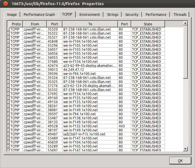 Download webtool of webapp linux process explorer