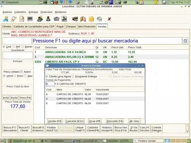 Download web tool or web app LinuxStok -Controle Estoque e Financeiro