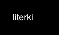 הפעל את Literki בספק אירוח בחינם של OnWorks על אובונטו אונליין, פדורה אונליין, אמולטור מקוון של Windows או אמולטור מקוון של MAC OS