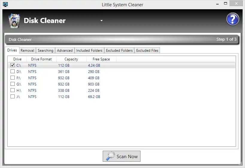 Download web tool or web app Little System Cleaner