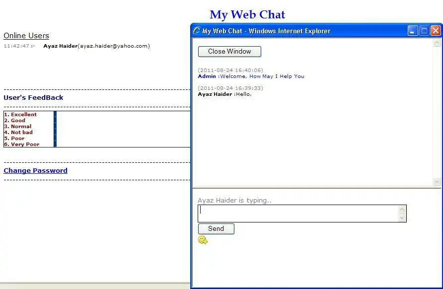 Download web tool or web app Live Chat for Website Support