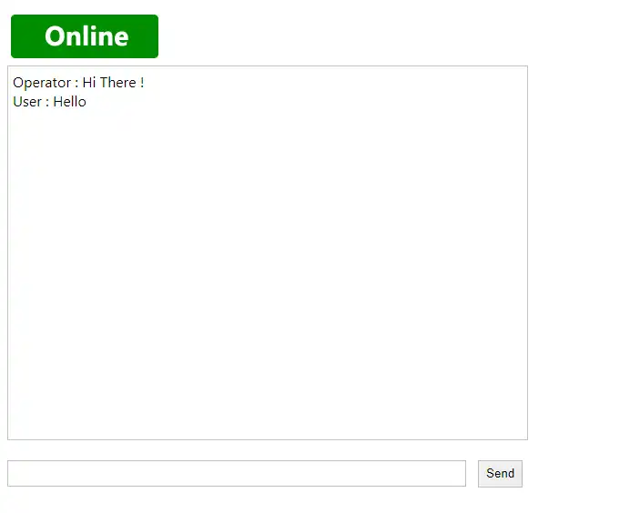 Download web tool or web app Live Support Chat using SignalR
