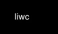 ແລ່ນ liwc ໃນ OnWorks ຜູ້ໃຫ້ບໍລິການໂຮດຕິ້ງຟຣີຜ່ານ Ubuntu Online, Fedora Online, Windows online emulator ຫຼື MAC OS online emulator