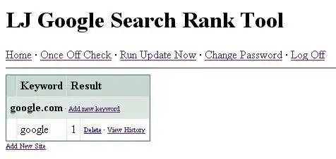 Download web tool or web app LJ Search Rank Tool