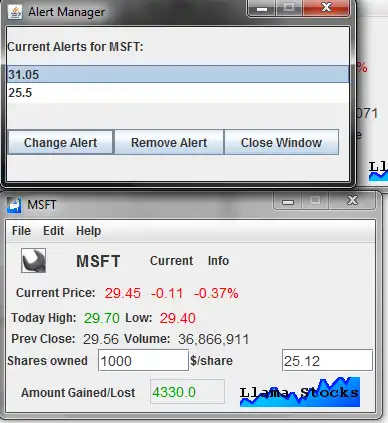 Muat turun alat web atau apl web Llama Stocks