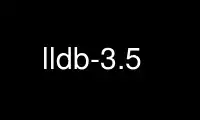 Chạy lldb-3.5 trong nhà cung cấp dịch vụ lưu trữ miễn phí OnWorks trên Ubuntu Online, Fedora Online, trình giả lập trực tuyến Windows hoặc trình giả lập trực tuyến MAC OS