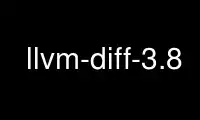 Ejecute llvm-diff-3.8 en el proveedor de alojamiento gratuito de OnWorks sobre Ubuntu Online, Fedora Online, emulador en línea de Windows o emulador en línea de MAC OS