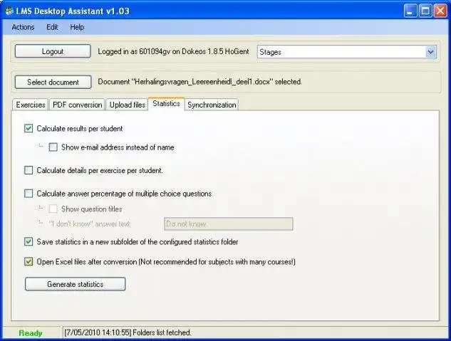 Unduh alat web atau aplikasi web LMS Desktop Assistant