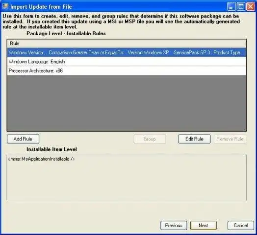 Download web tool or web app Local Update Publisher