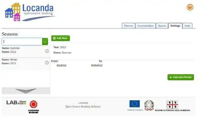 Download web tool or web app Locanda