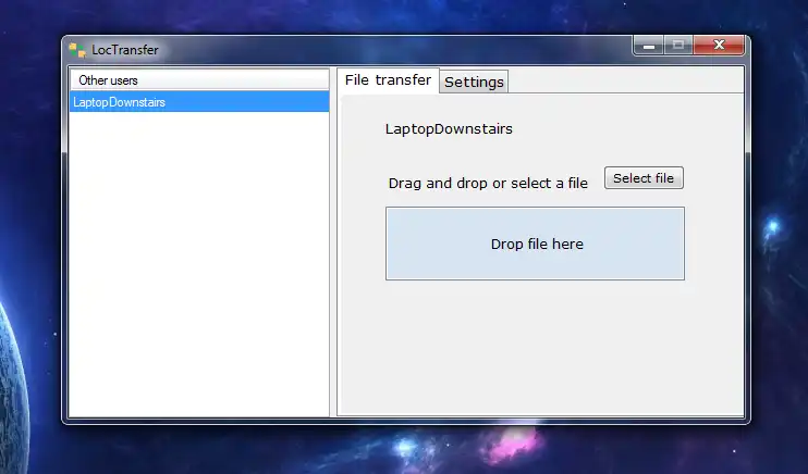 Download web tool or web app locTransfer
